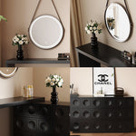 LUXORA DR1045 120cm Solid Minimalist Wood Dressing Table