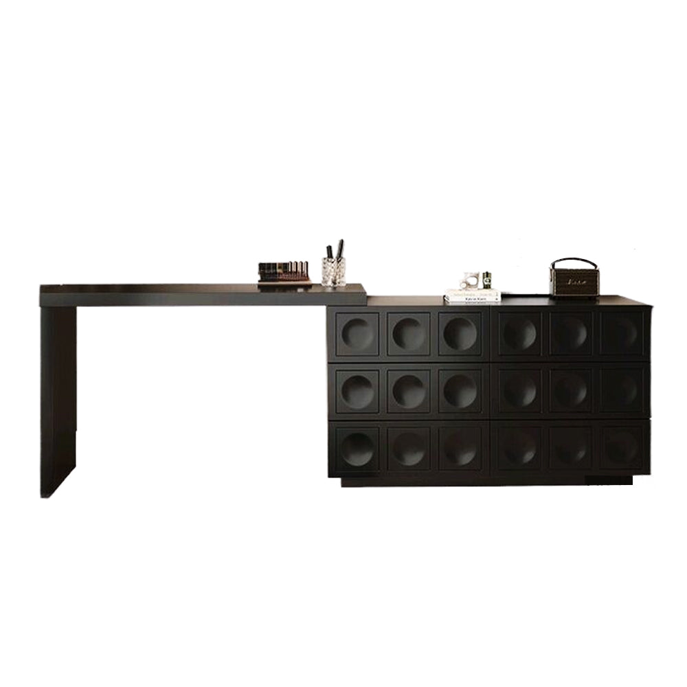 LUXORA DR1045 120cm Solid Minimalist Wood Dressing Table