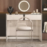 LUXORA DR1053 Dressing Lacquered Solid 100-120cm Modern Minimalist Wood Cabinet Table