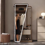 LUXORA DR1057 80cm LED Multi-Functional Dressing Table Wood Solid With Cabinet Mirror