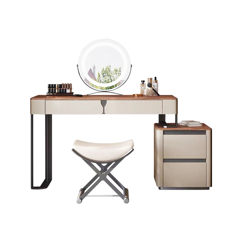 LUXORA DR1067 Countertop Dressing Walnut 80-120cm Wood Table