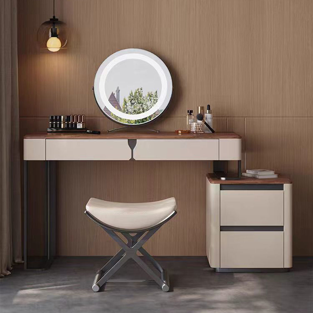 LUXORA DR1067 Countertop Dressing Walnut 80-120cm Wood Table