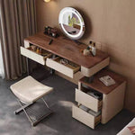LUXORA DR1067 Countertop Dressing Walnut 80-120cm Wood Table