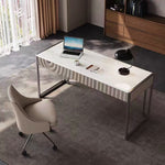 LUXORA DR1068 Minimalist Style Stone Supercrystal 120/140/160cm Desk