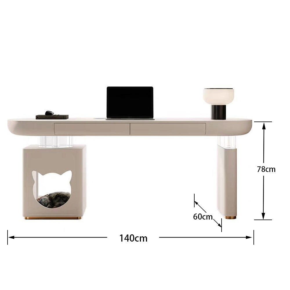LUXORA DR1070 120/140/160/180cm Painted Minimalist Style Desk