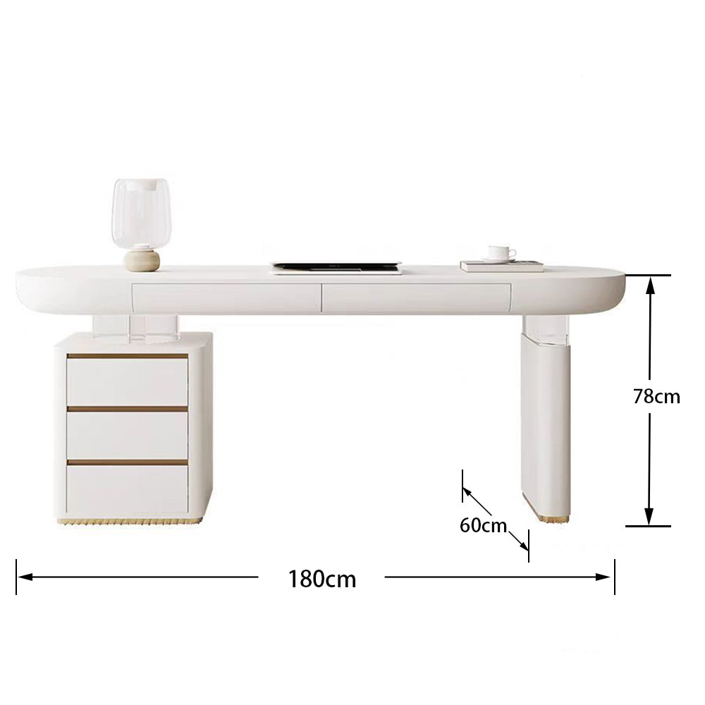 LUXORA DR1071 120/140/160/180cm Style Painted Minimalist Desk