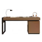 LUXORA DR1073 Style Luxury 120/140/160/180cm Leather Light Saddle Desk