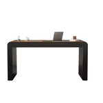 LUXORA DR1074 Minimalist Style 120/140/160/180cm Leather Saddle Fall Desk