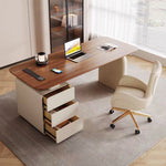 LUXORA DR1075 Painted Minimalist Solid 140/160/180/200cm Wood Desk
