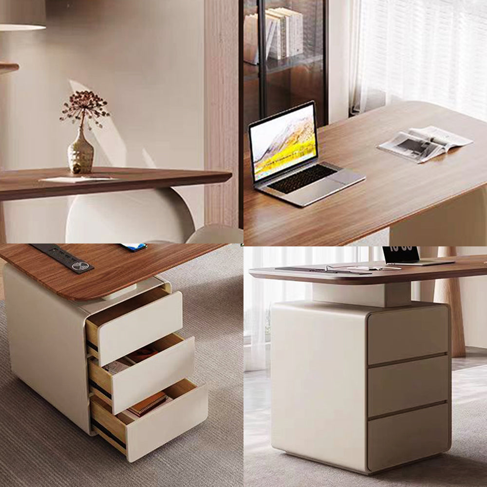 LUXORA DR1075 Painted Minimalist Solid 140/160/180/200cm Wood Desk