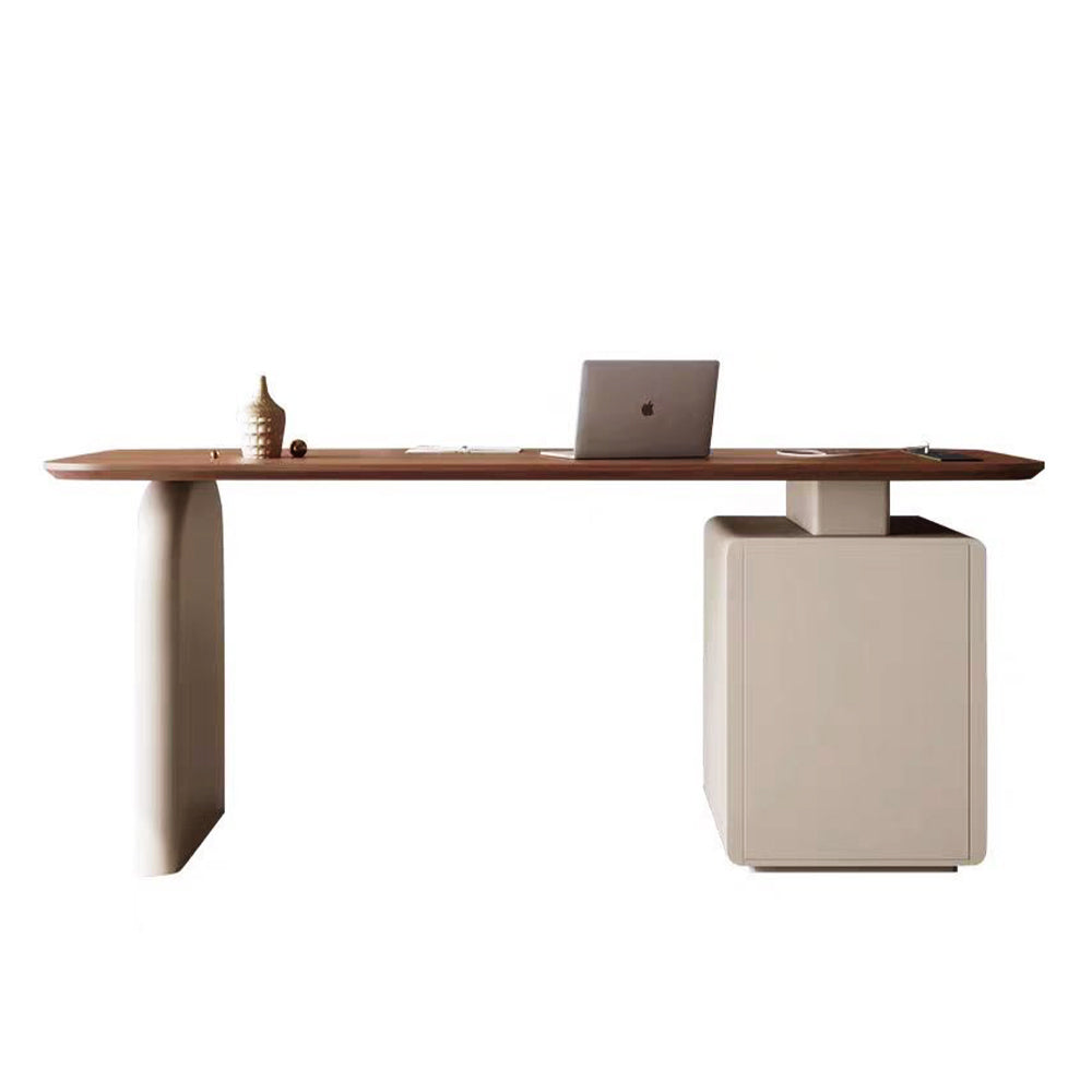 LUXORA DR1075 Painted Minimalist Solid 140/160/180/200cm Wood Desk