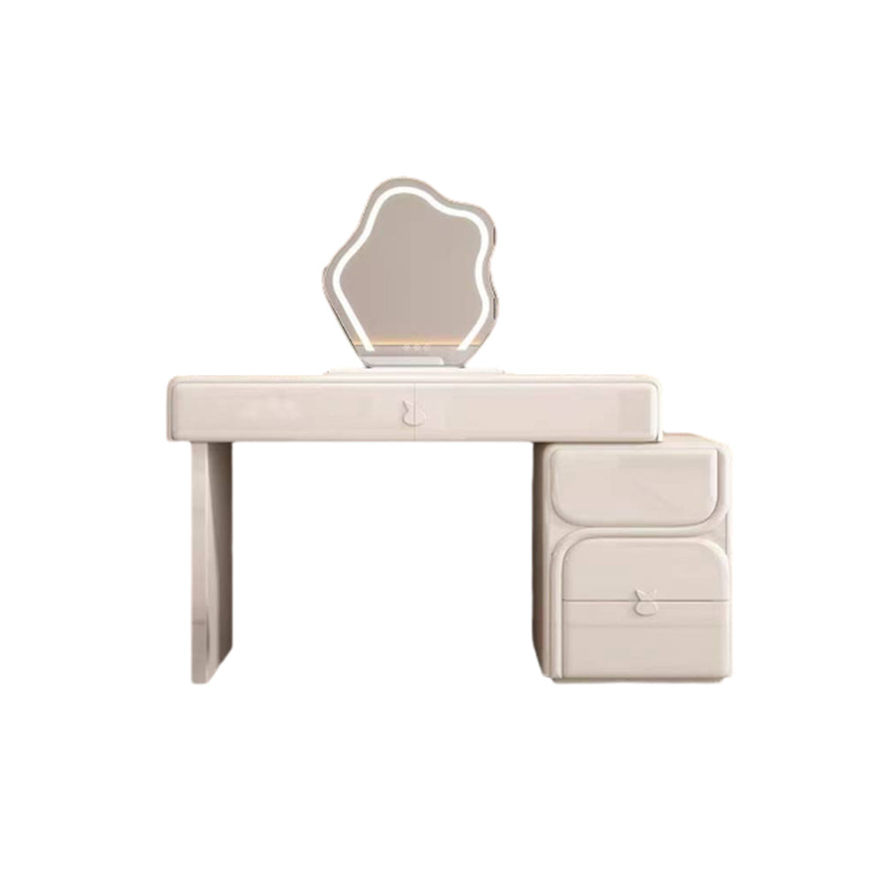 LUXORA DR1080 Wood Dressing Lacquered Tabletop 100-120cm Solid Table