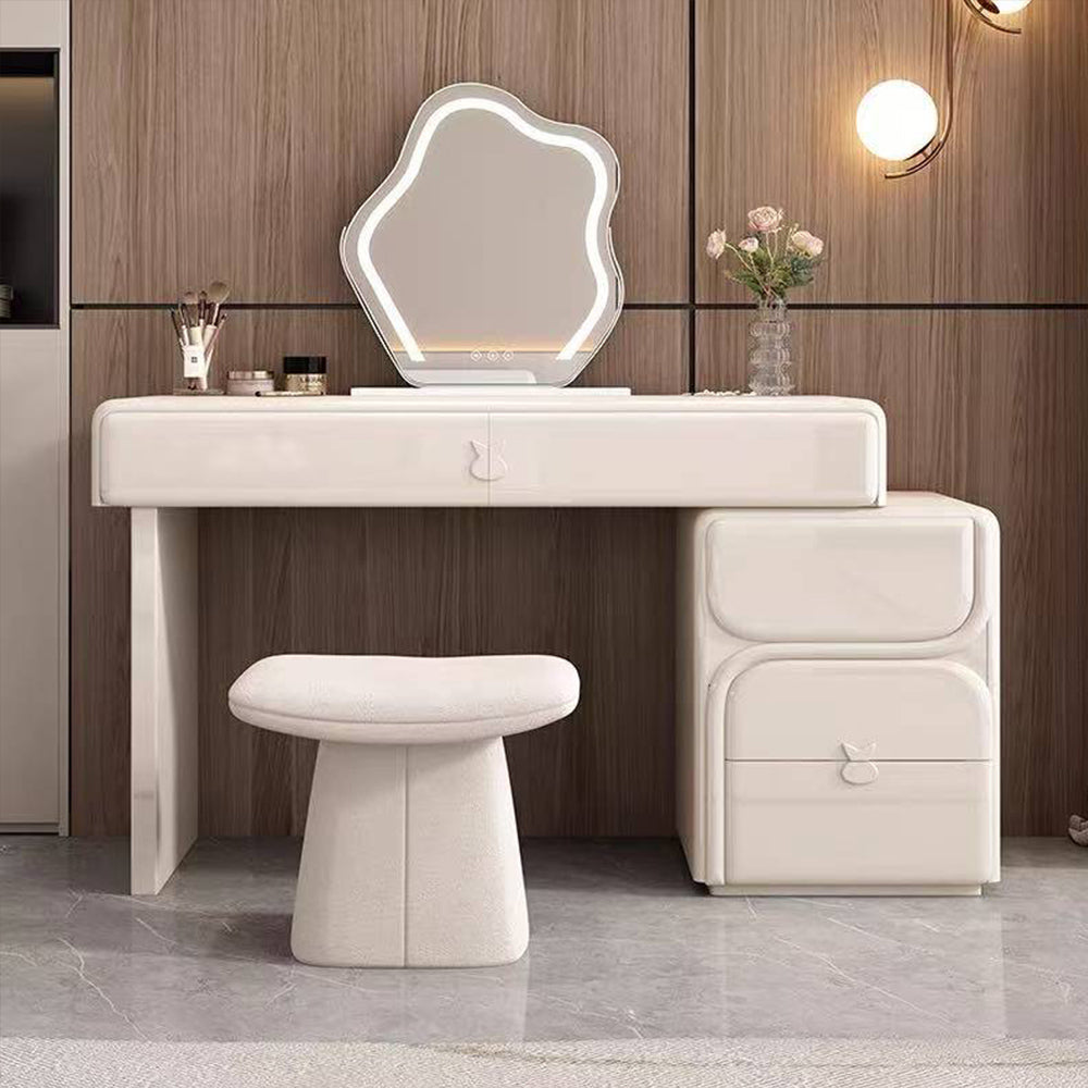 LUXORA DR1080 Wood Dressing Lacquered Tabletop 100-120cm Solid Table