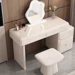 LUXORA DR1080 Wood Dressing Lacquered Tabletop 100-120cm Solid Table