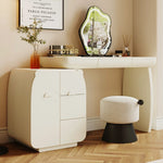 LUXORA DR1084 Solid 100/120cm Dressing Wood Minimalist Table
