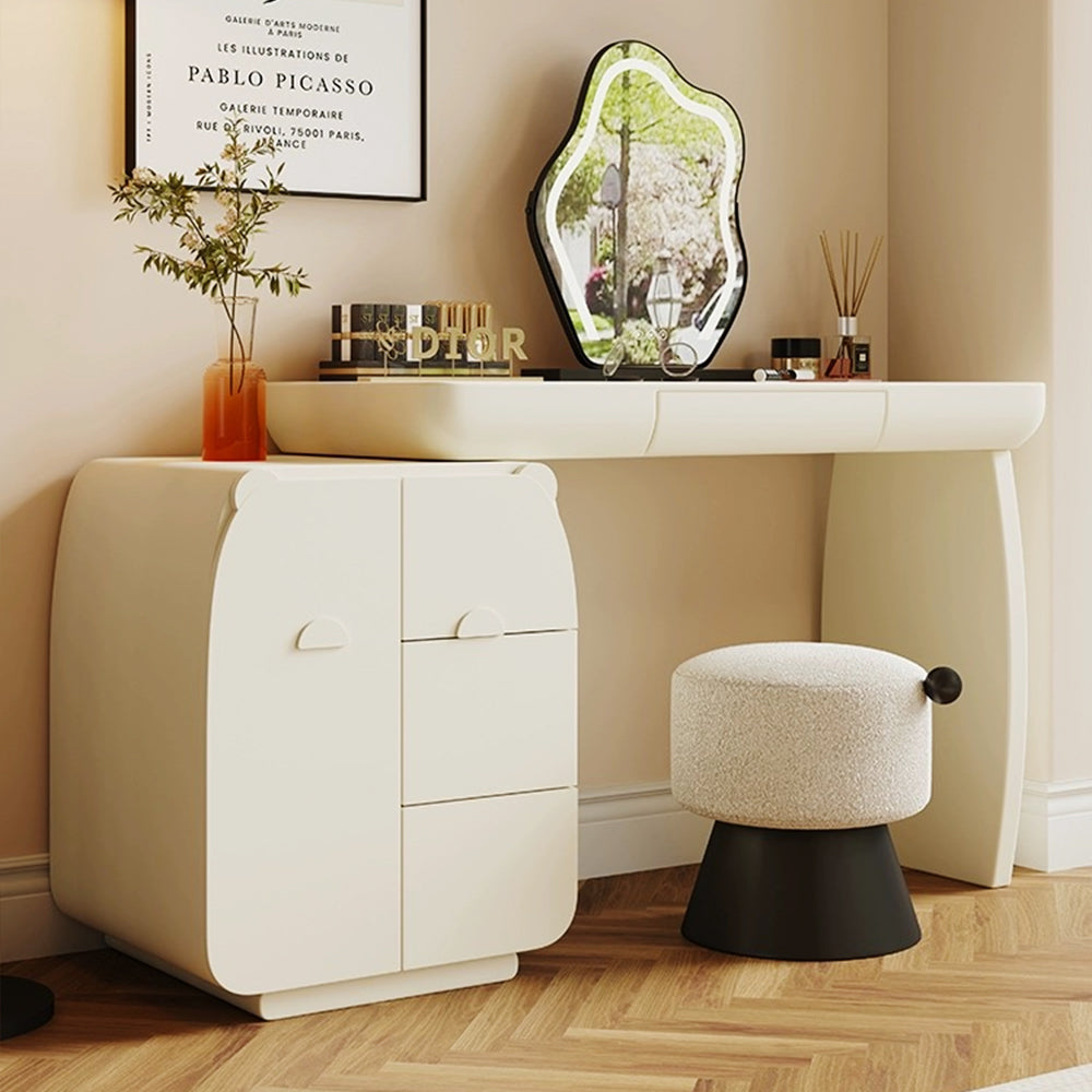 LUXORA DR1084 Solid 100/120cm Dressing Wood Minimalist Table