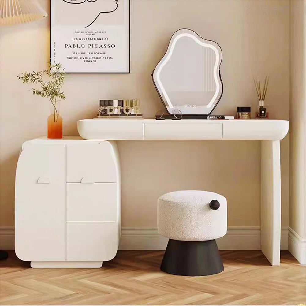 LUXORA DR1084 Solid 100/120cm Dressing Wood Minimalist Table