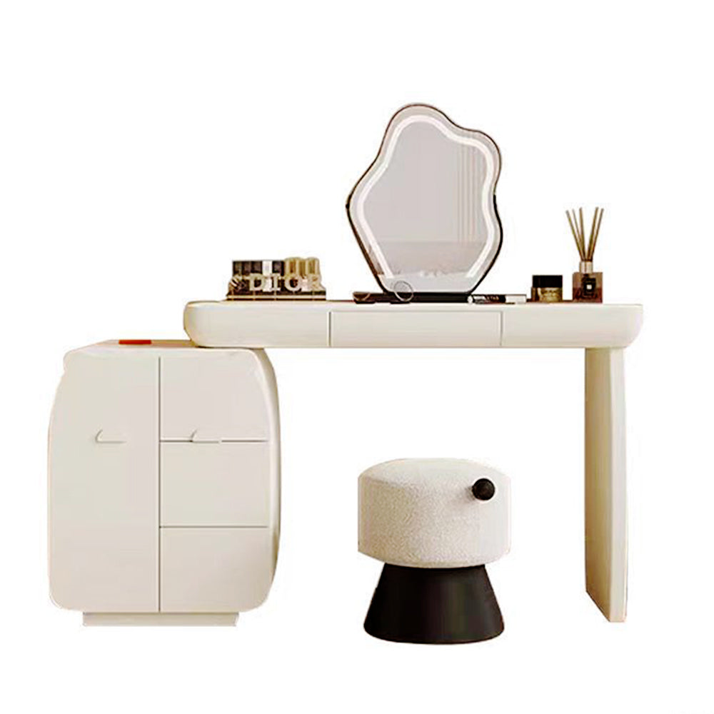 LUXORA DR1084 Solid 100/120cm Dressing Wood Minimalist Table