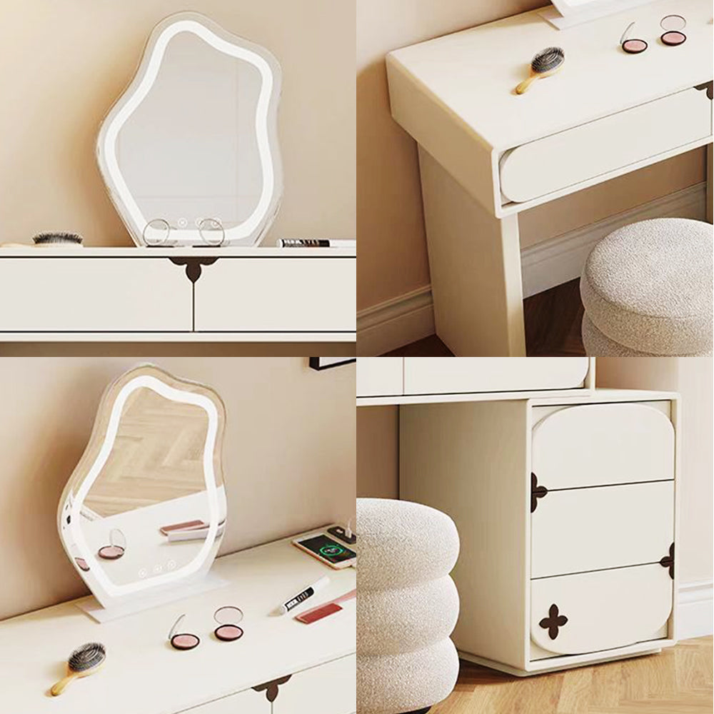 LUXORA DR1088 100/120cm Wood Minimalist Solid Dressing Table