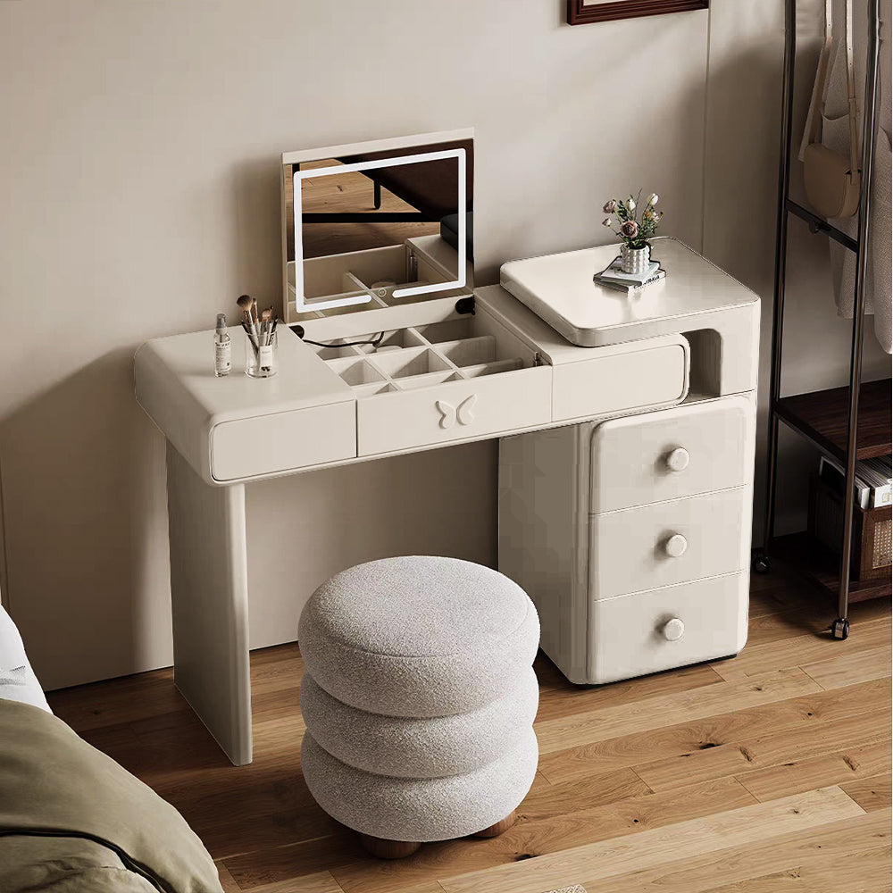 LUXORA DR1087 Wood Minimalist Dressing Solid 100/120cm Table