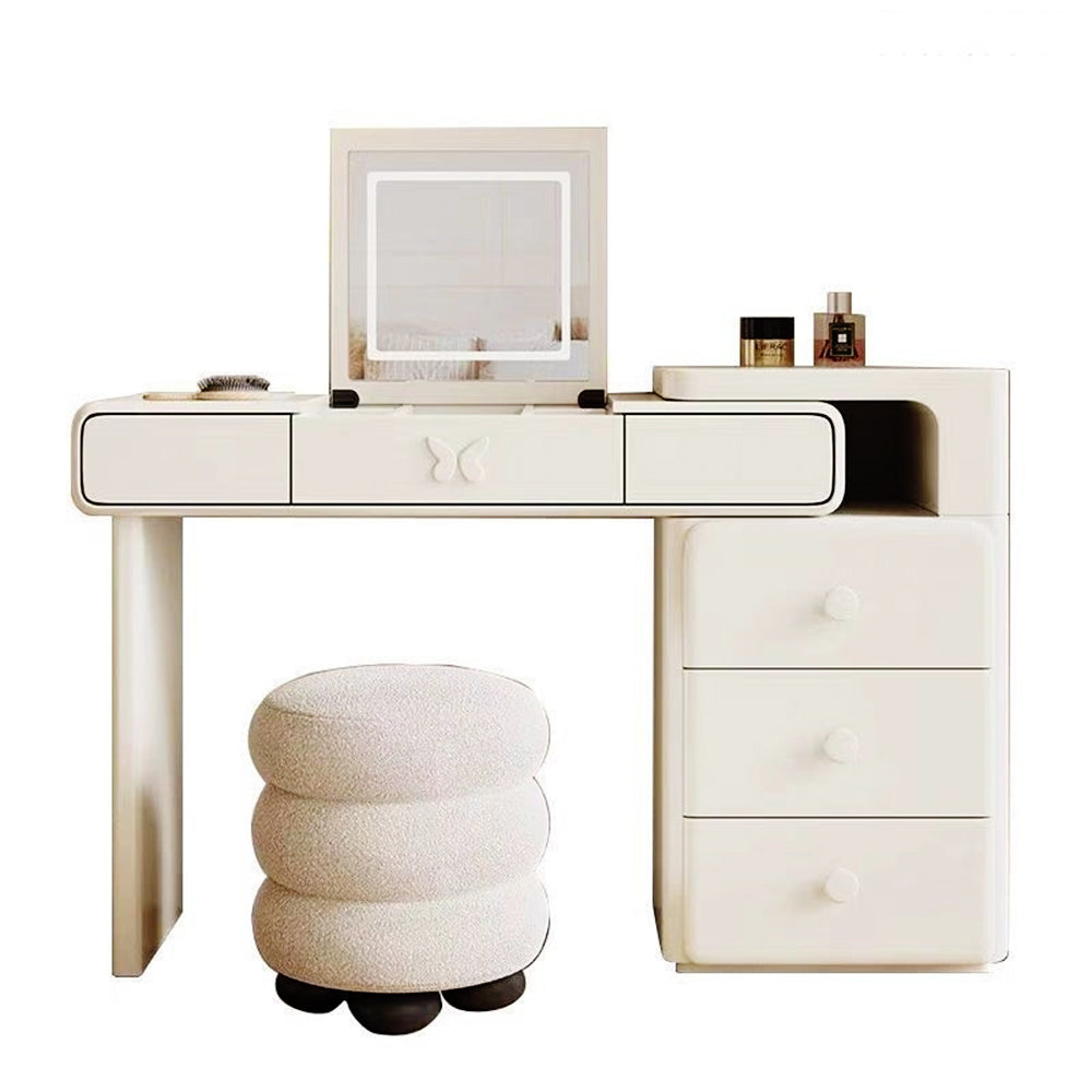 LUXORA DR1087 Wood Minimalist Dressing Solid 100/120cm Table