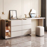 LUXORA DR1089 Minimalist 120cm Solid Wood Dressing Table