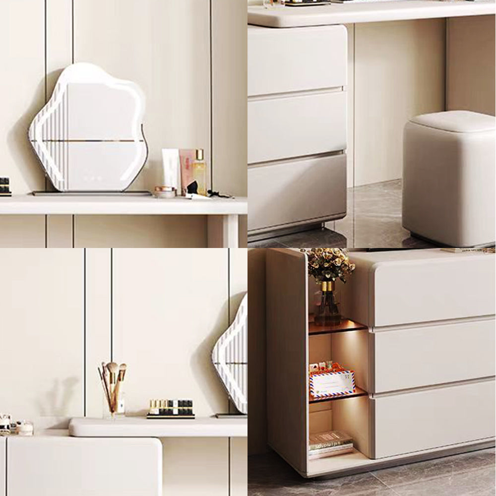 LUXORA DR1089 Minimalist 120cm Solid Wood Dressing Table