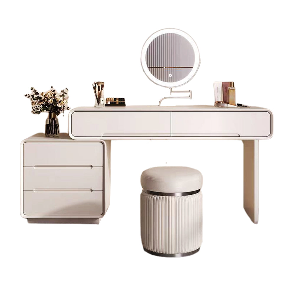 LUXORA DR1091 Solid Dressing Wood Minimalist 80/100/120cm Table