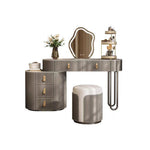 LUXORA DR1097 Wood Dressing Countertop Solid Rock 100-120cm Cabinet Table