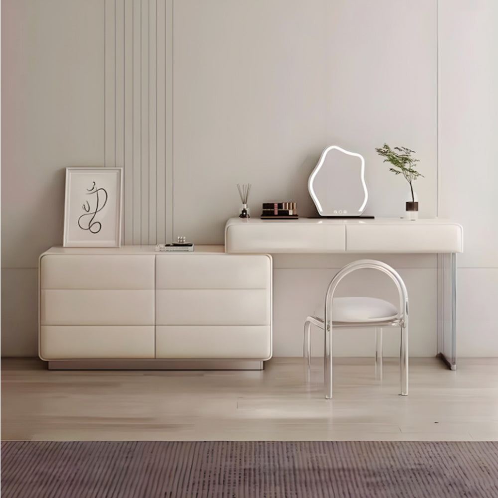 LUXORA DR1098 Dressing Wood Solid 100/120cm Minimalist Table