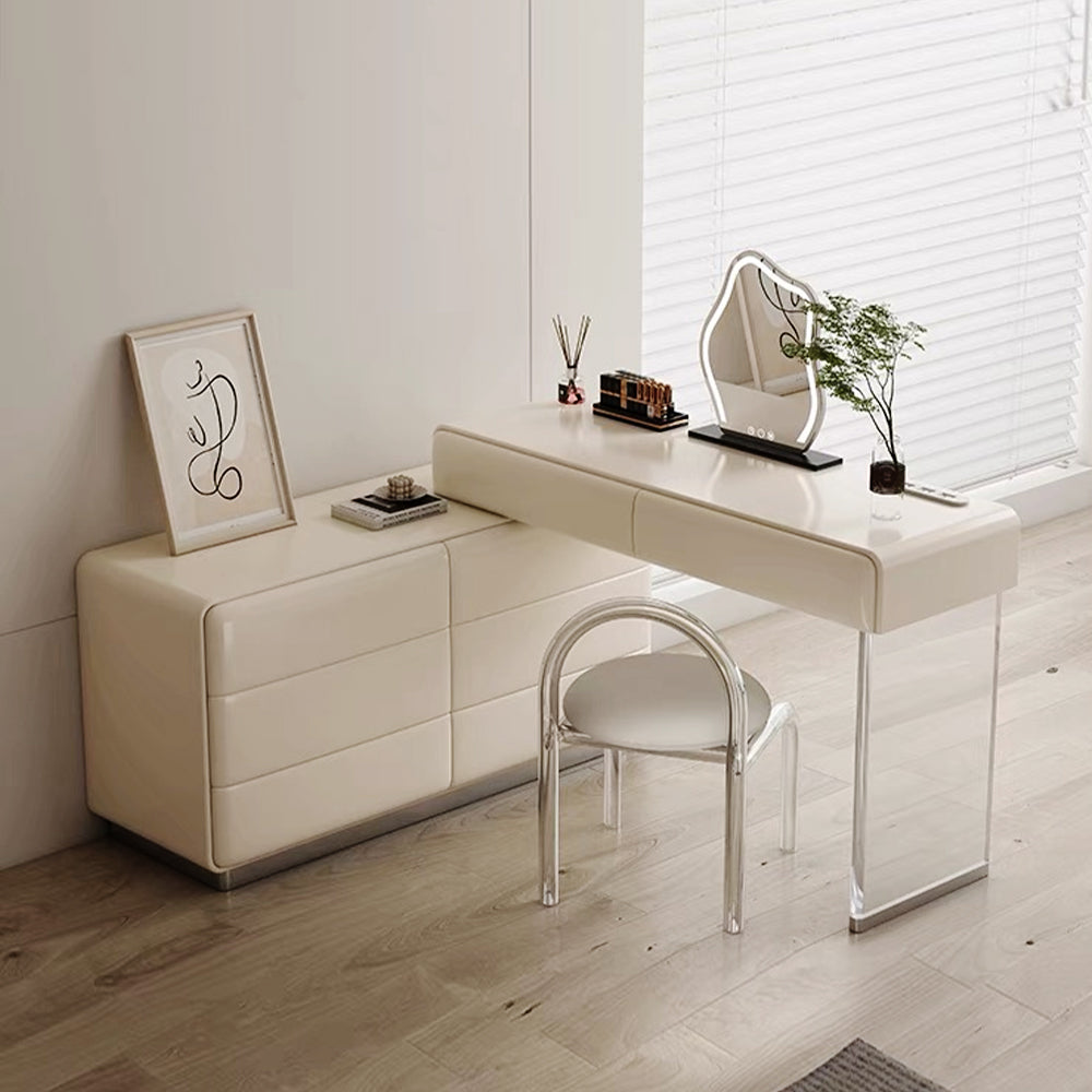 LUXORA DR1098 Dressing Wood Solid 100/120cm Minimalist Table