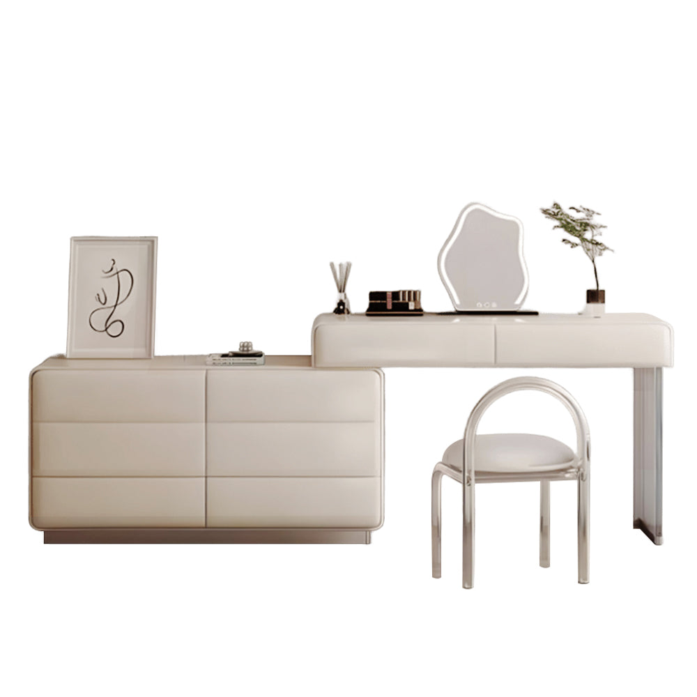 LUXORA DR1098 Dressing Wood Solid 100/120cm Minimalist Table