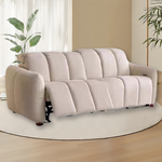 LUXORA FC1011 - High-Tech Pine Frame Wood Sofa Fabric