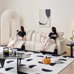 LUXORA FC1011 - High-Tech Pine Frame Wood Sofa Fabric