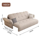 LUXORA FC1044 Adjustable Multifunctional 140-210cm High-Tech Electric Sofa Fabric
