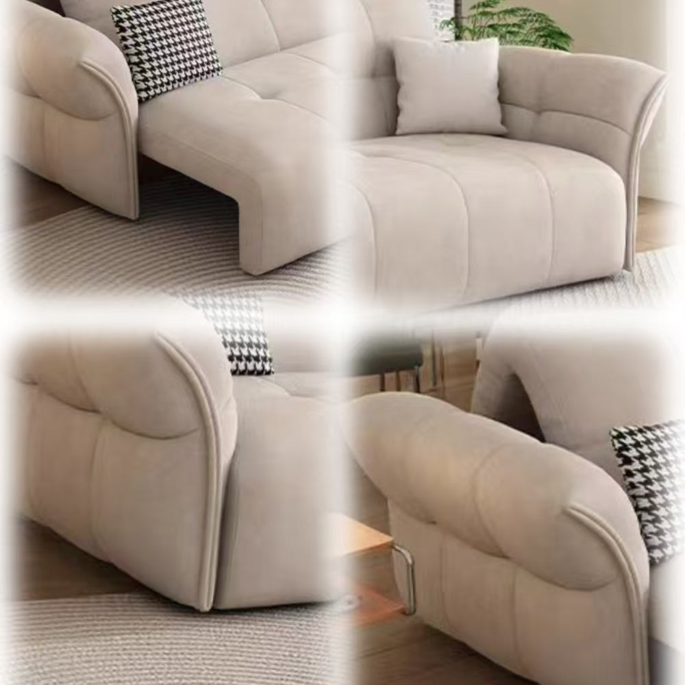 LUXORA FC1044 Adjustable Multifunctional 140-210cm High-Tech Electric Sofa Fabric