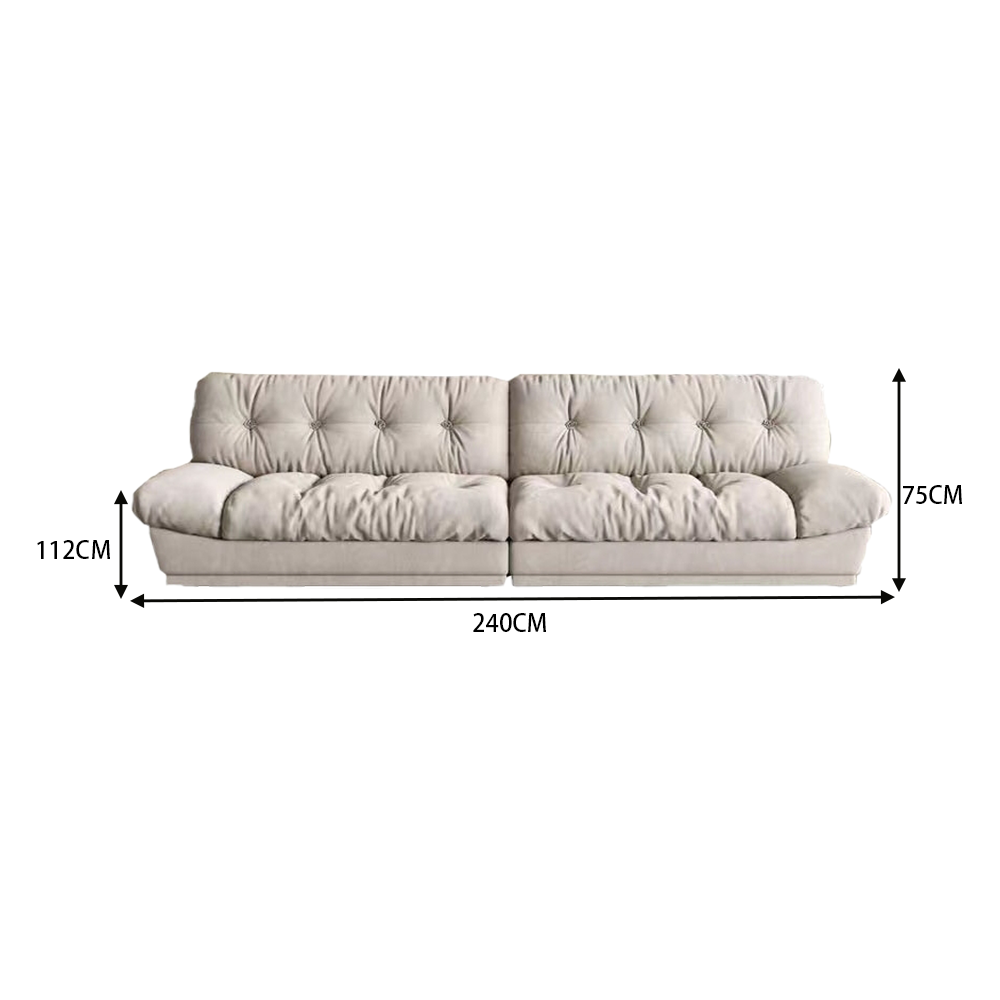 LUXORA S1003 Imported 220/240CM Pine Style Frame Modern Sofa
