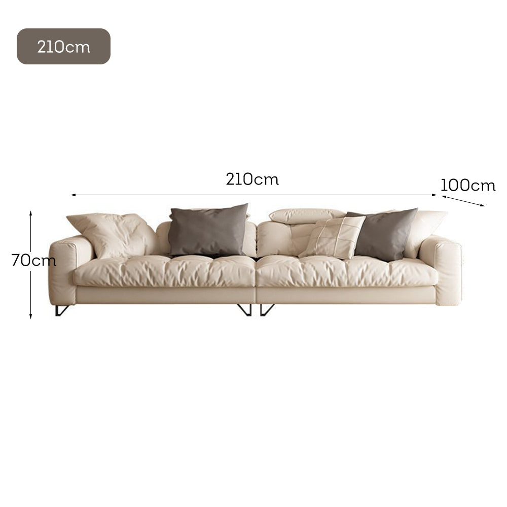 LUXORA S1045 210/240cm Length Fabric Wood Sofa Tech Solid Frame
