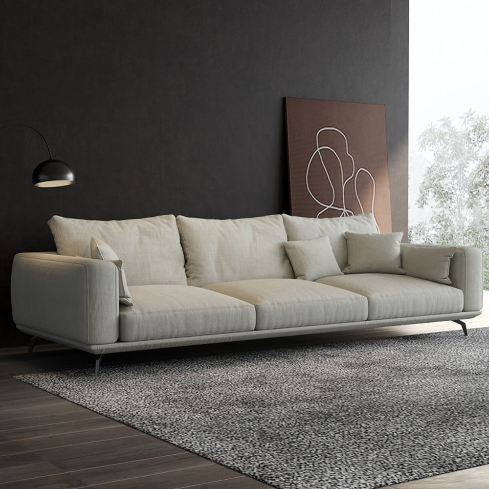 LUXORA S1047 Tech Sofa Length 210cm Fabric Solid Wood Frame