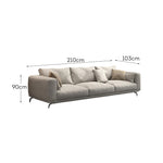 LUXORA S1047 Tech Sofa Length 210cm Fabric Solid Wood Frame