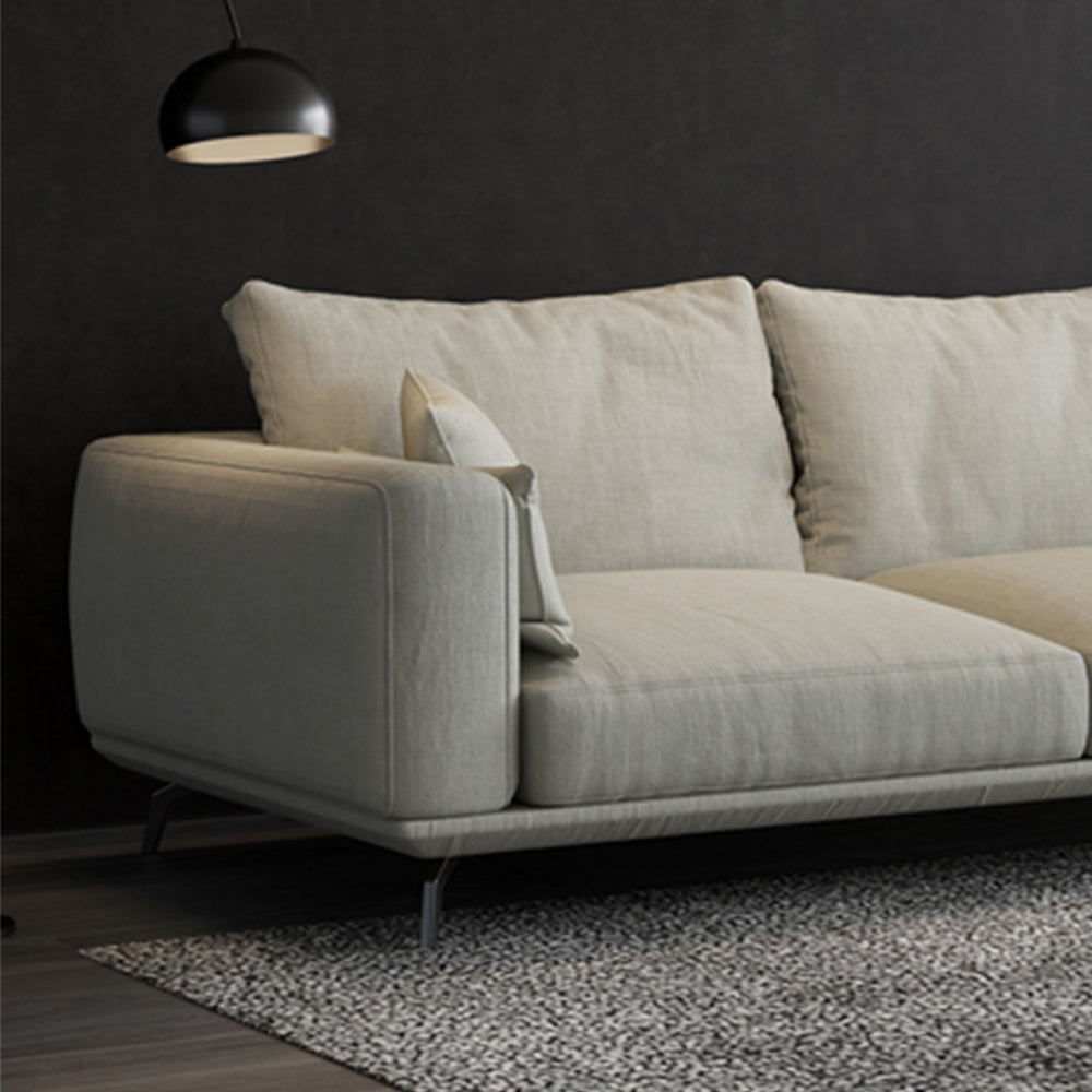 LUXORA S1047 Tech Sofa Length 210cm Fabric Solid Wood Frame