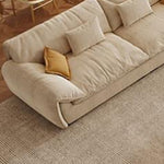 LUXORA S1056 Fabric Solid Faux Length Wood Suede Sofa 180/220cm Frame