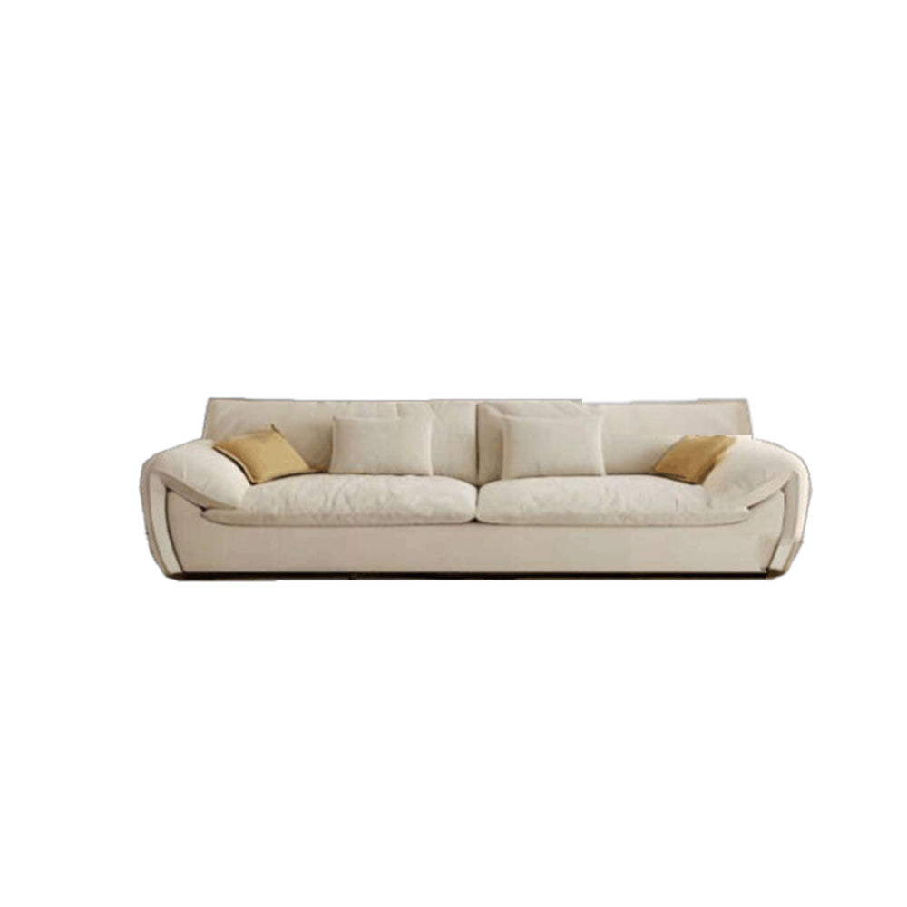 LUXORA S1056 Fabric Solid Faux Length Wood Suede Sofa 180/220cm Frame