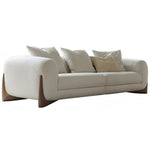 LUXORA S1095 Minimalist Modern 170-220cm Sofa Teddy Style Fabric