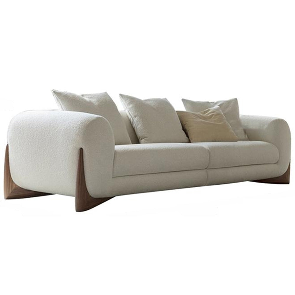 LUXORA S1095 Minimalist Modern 170-220cm Sofa Teddy Style Fabric
