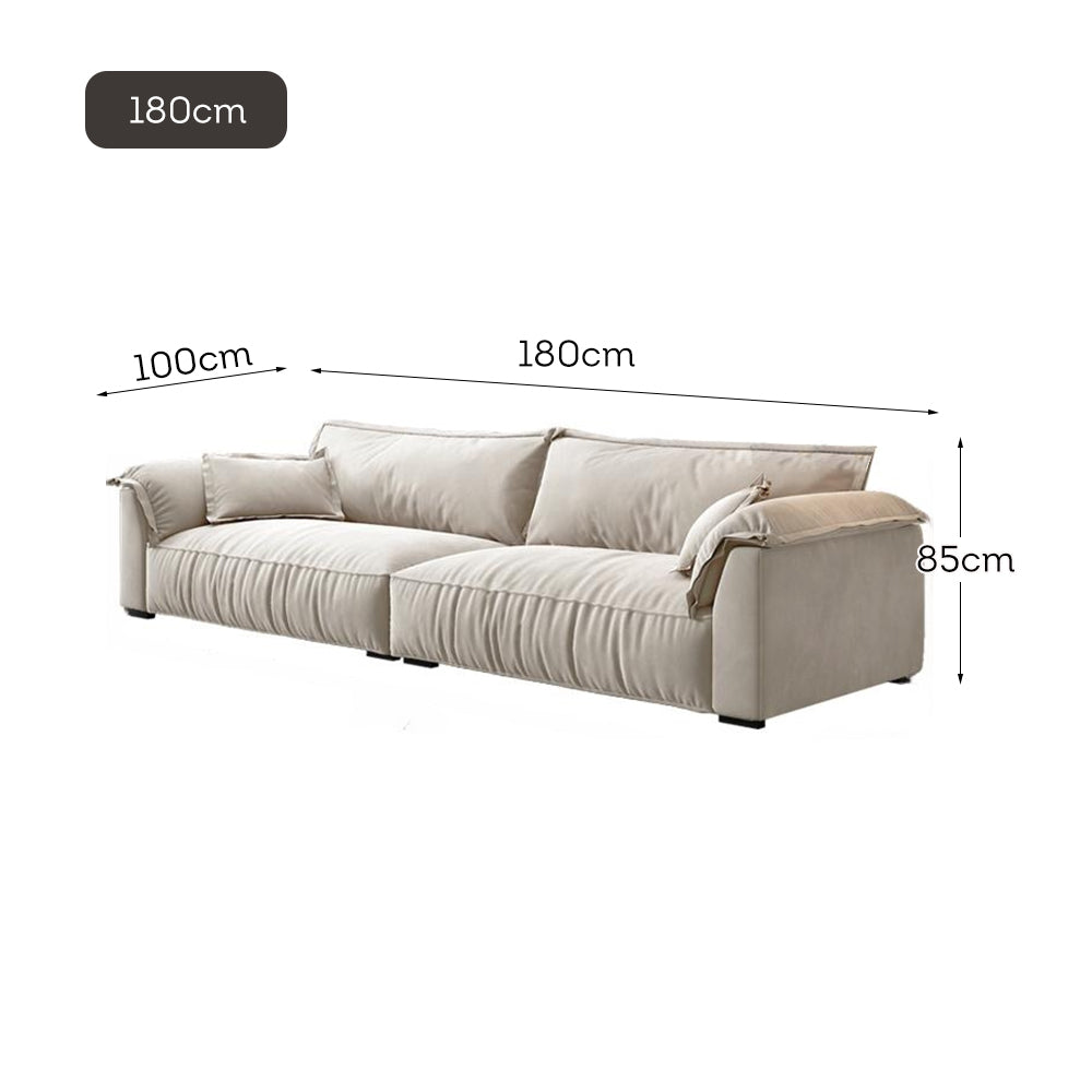LUXORA S1099 Sofa Wood Length 180/220cm Tech Fabric Solid Frame