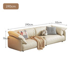 LUXORA S1100 Solid Wood Fabric Length 190/220CM Tech Sofa Frame