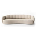 LUXORA S1141 Style Minimalist High-Tech Sofa Fashionable Wood 220cm Solid Fabric