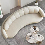 LUXORA S1141 Style Minimalist High-Tech Sofa Fashionable Wood 220cm Solid Fabric
