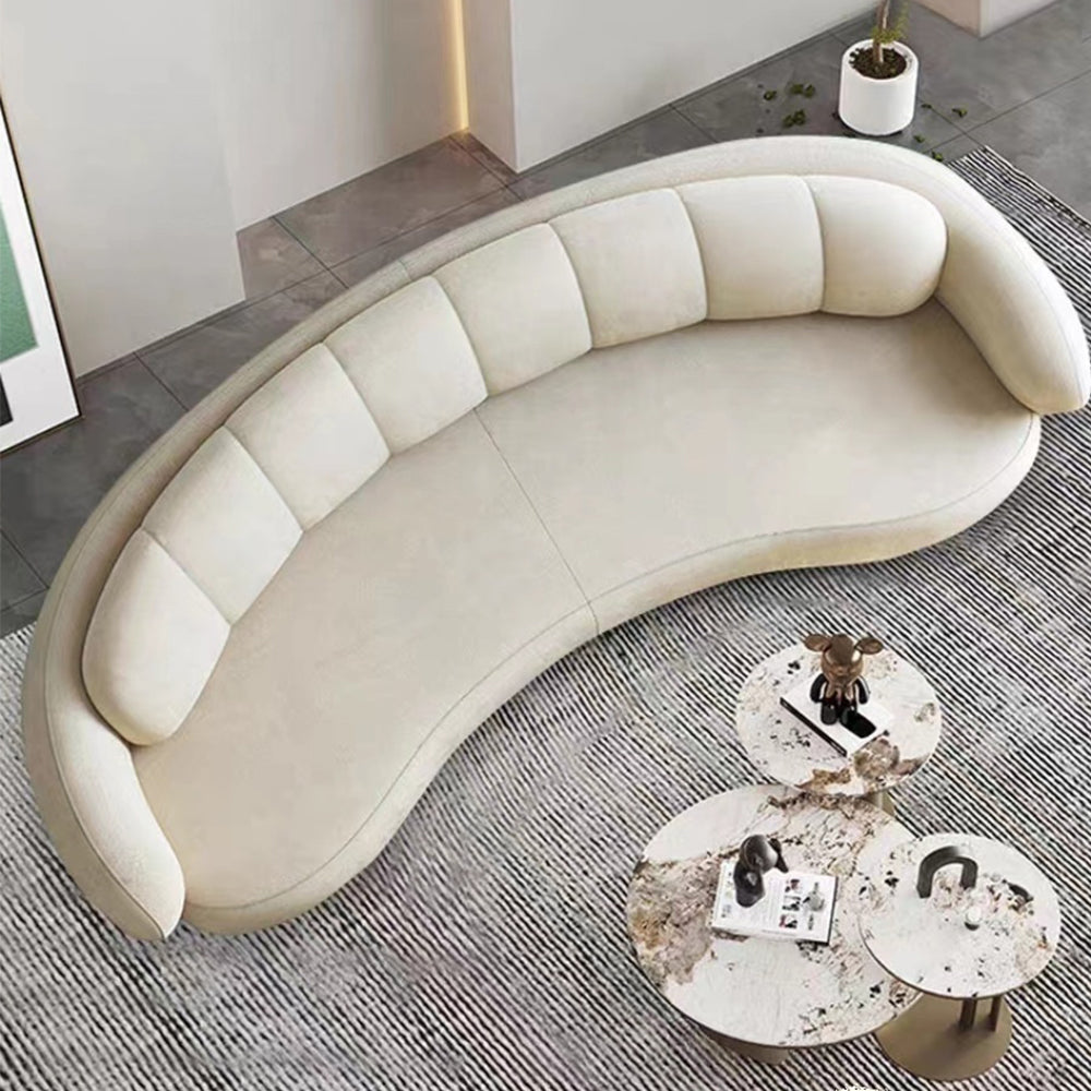 LUXORA S1141 Style Minimalist High-Tech Sofa Fashionable Wood 220cm Solid Fabric